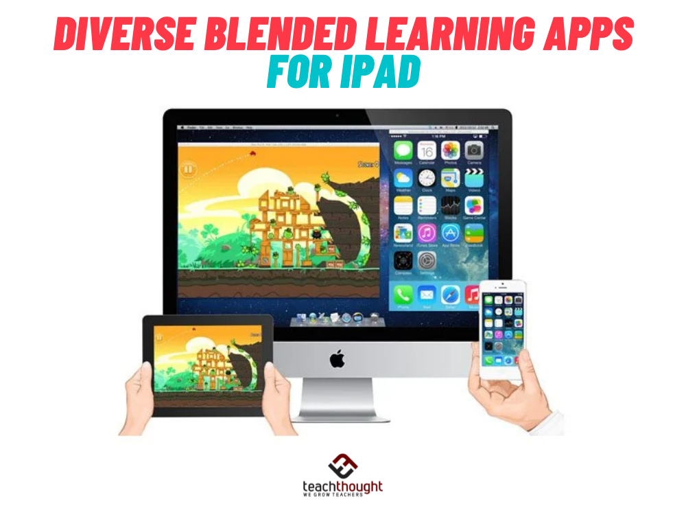 多种混合学习应用程序的iPad