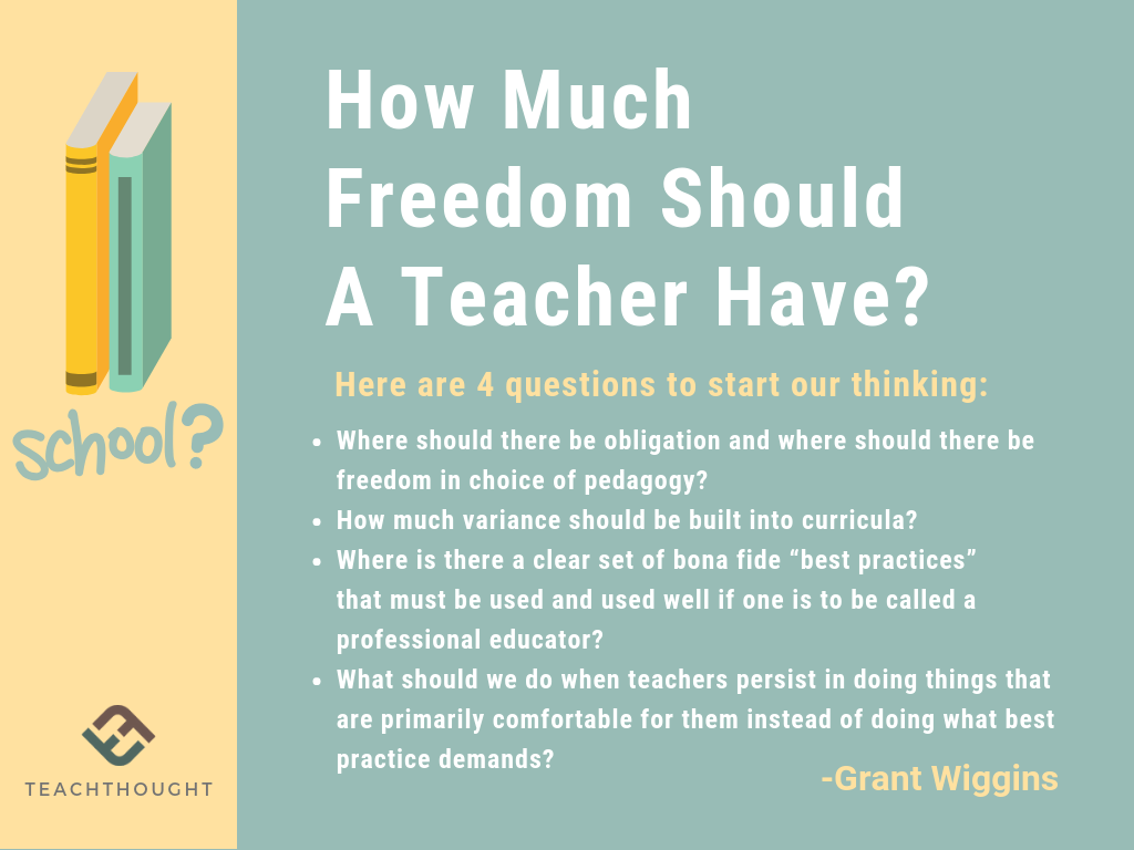 老师应该有多少自由？