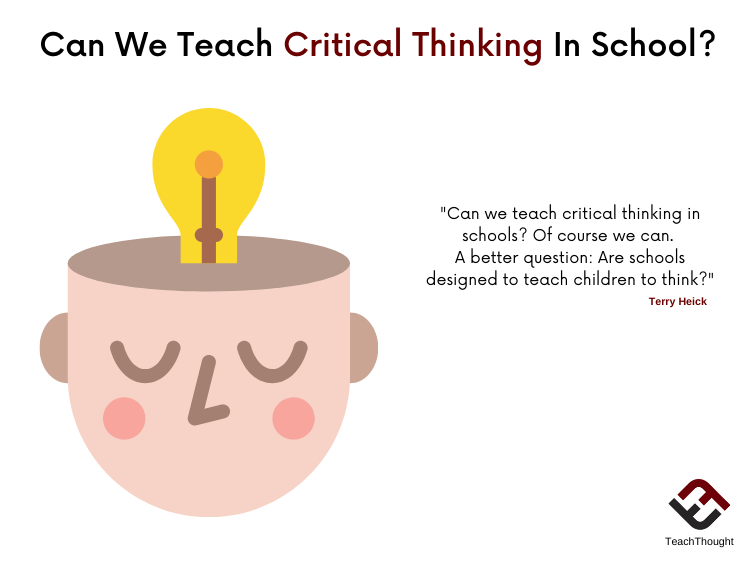 我们可以在学校教批判性思维吗？