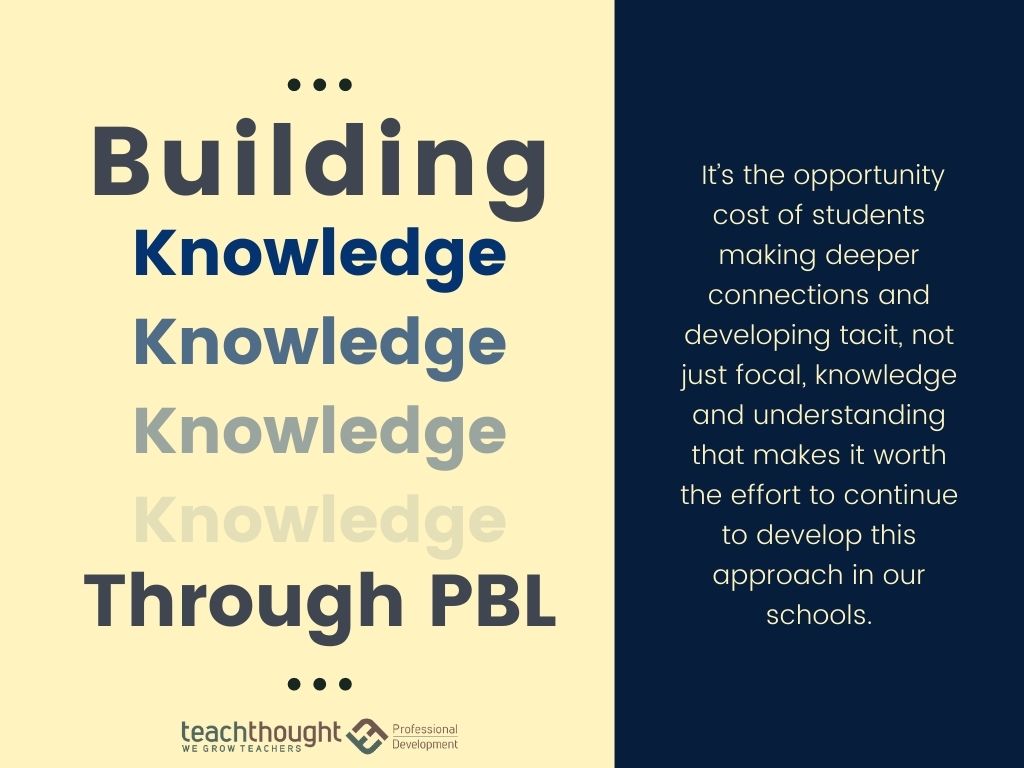 通过PBL建立知识