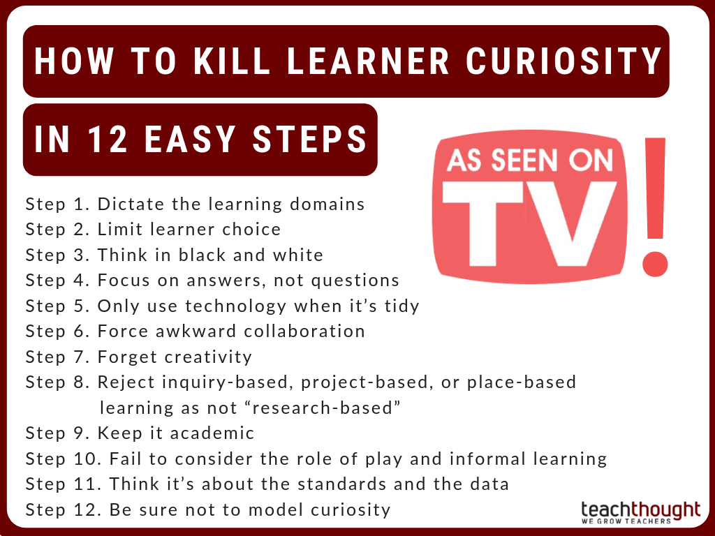 如何以12个简单的步骤杀死学习者的好奇心