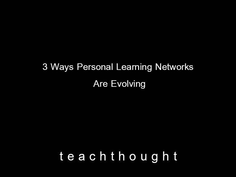 3种方式个人学习网络正在不断发展