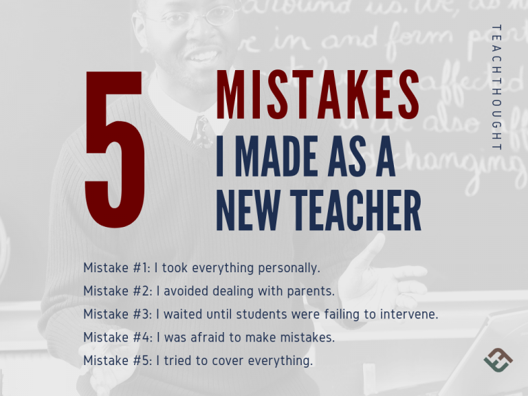我作为一名新老师制作的5个错误