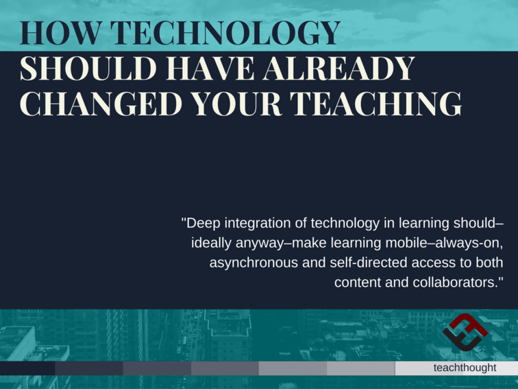 技术如何改变教学和学习