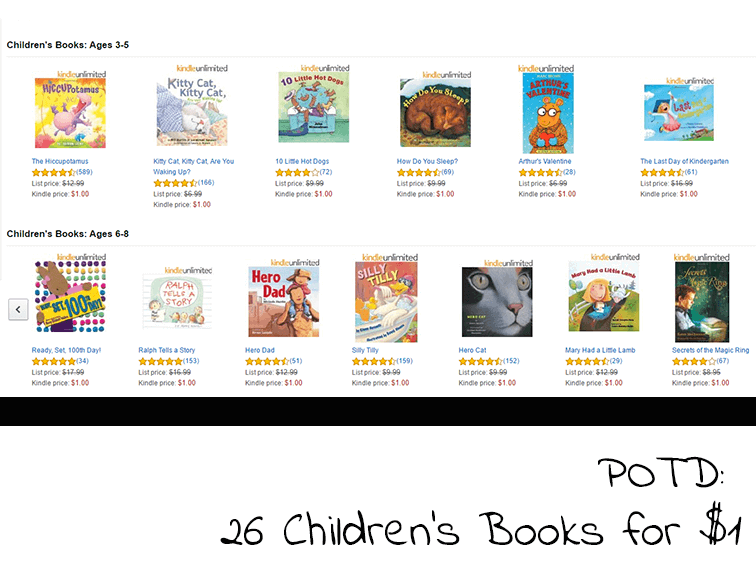 Potd：儿童书籍：每个26本书
