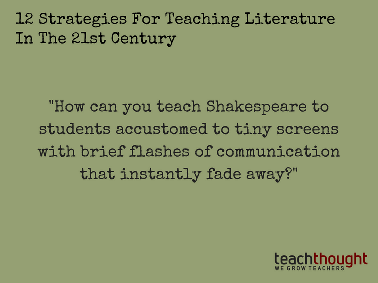 21世纪文学教学的12个策略