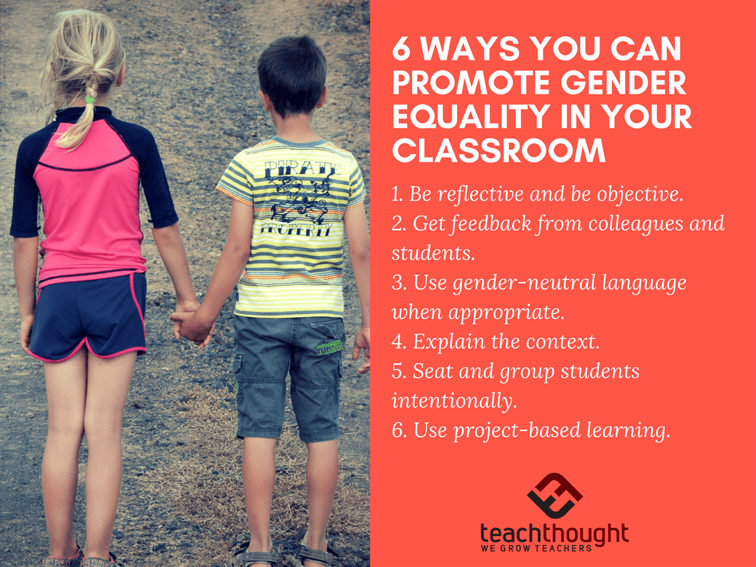 6种方式可以促进性别平等在教室里