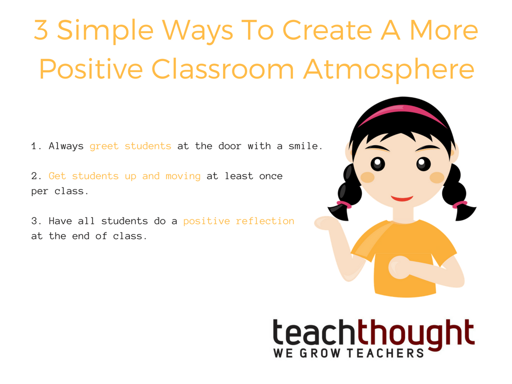 三种创造更积极的教室氛围的简单方法
