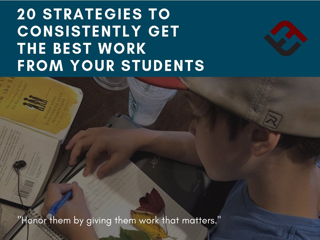 20策略来得到最好的工作从你的学生