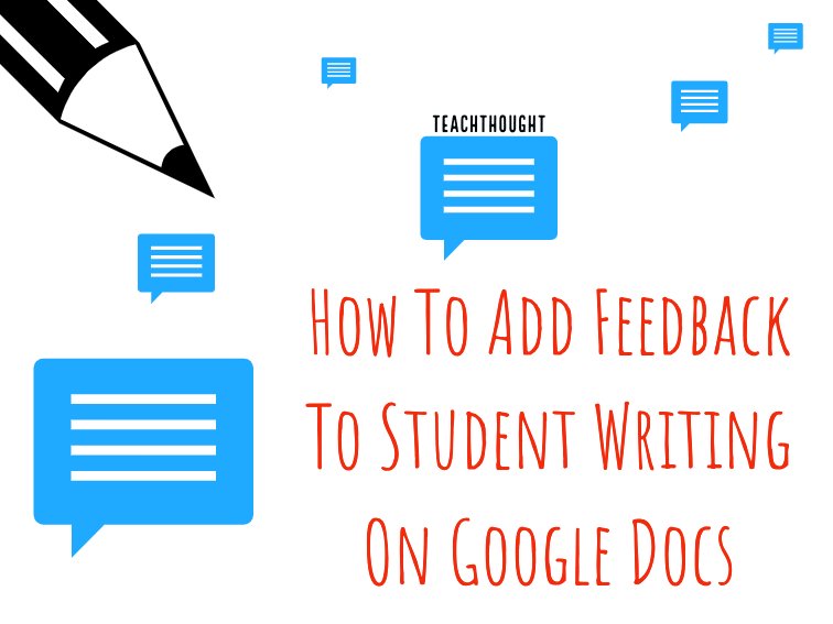如何将反馈添加到Google文档上的学生写作