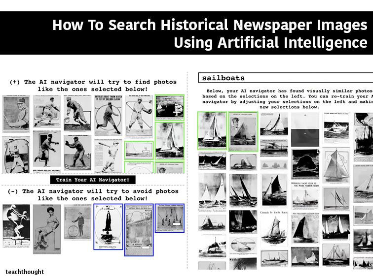 如何使用人工智能搜索历史报纸图像